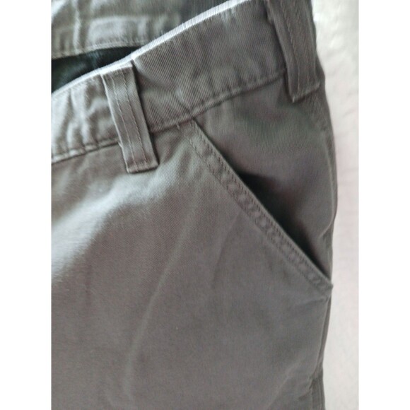 Carhartt Relaxed Fit Jean Pants Mens Size 48x32 Gray Cotton Full Lined Cargo - Picture 7 of 16